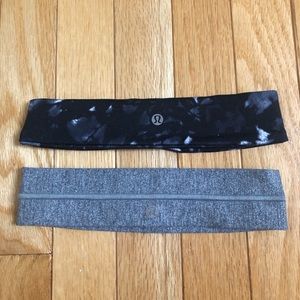 Lululemon Headbands (2) gray and marble